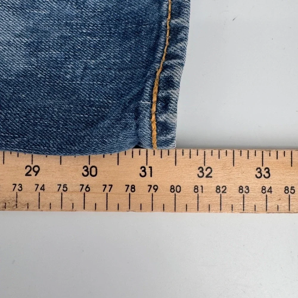 Levi's 501 Original‎ Fit Jeans Mens 38x32 Blue Medium Wash Straight Button Fly